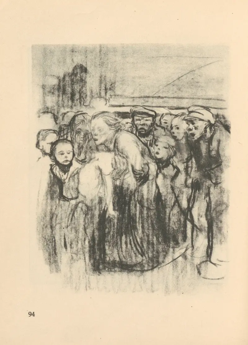 Zeichnungen für den Simplizissimus, 1925 – nr 8 av Käthe Kollwitz