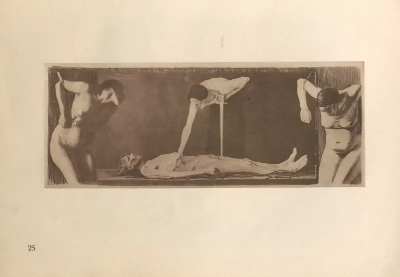 Zum ’Weberaufstand’ gehörig, 1925 – nr 15 av Käthe Kollwitz
