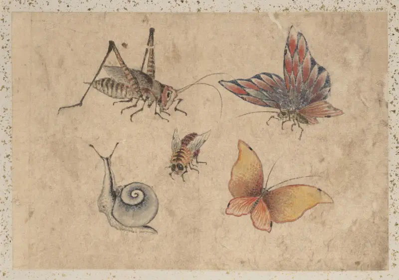 Album of Sketches by Katsushika Hokusai and His Disciples Pl.36 av Katsushika Hokusai