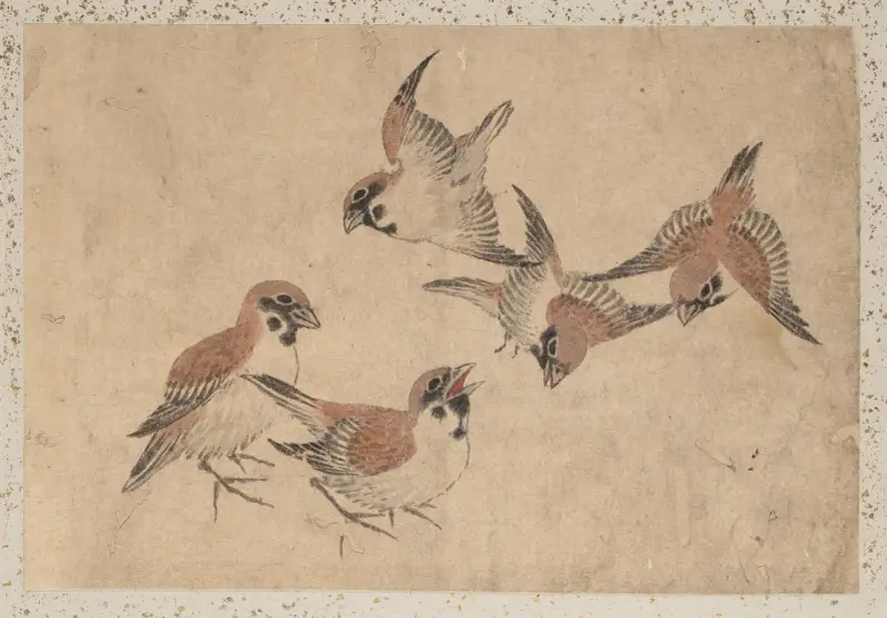 Album of Sketches by Katsushika Hokusai and His Disciples Pl.44 av Katsushika Hokusai