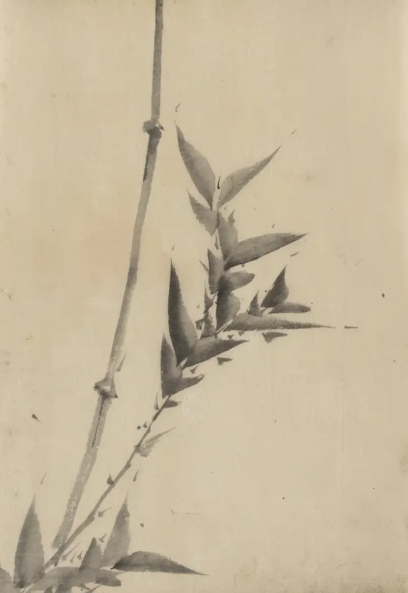 Bamboo shoots av Katsushika Hokusai