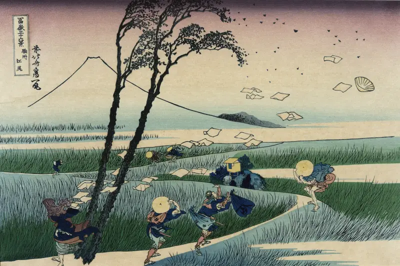 Sunshū ejiri von Katsushika Hokusai