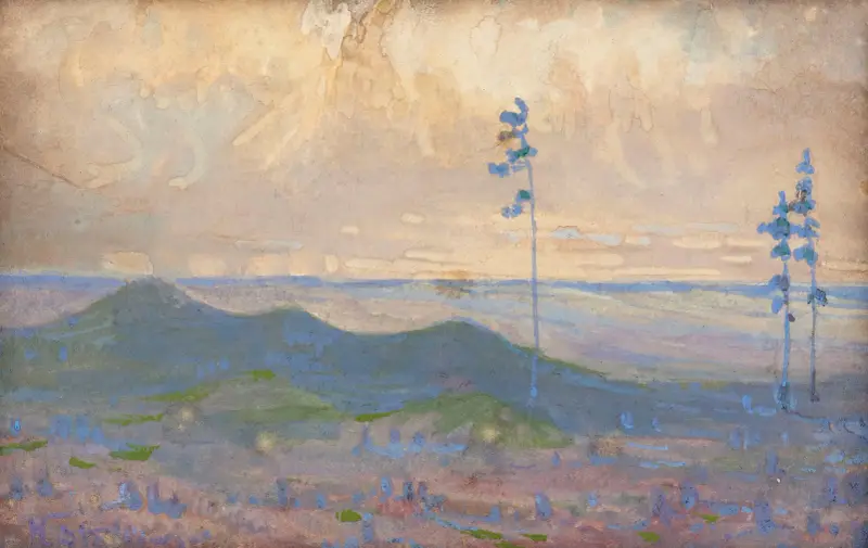 Krajina se třemi stromy, Kazimierz Stabrowski