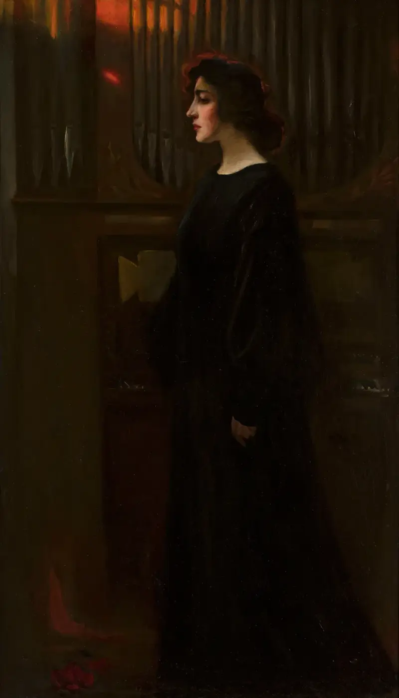 Porträtt av Laura Pytlińska av Kazimierz Stabrowski