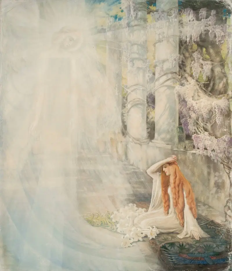Vision II – sketch for ‘Annunciation’ av Kazimierz Stabrowski