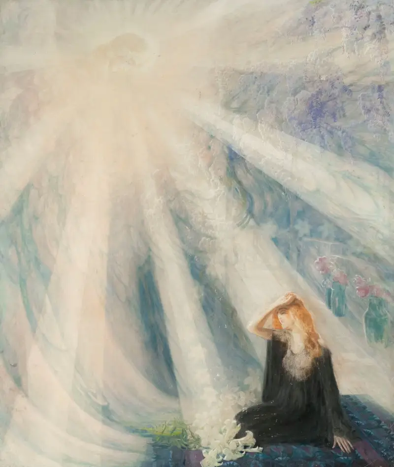 Vision III – sketch for ‘Annunciation’ av Kazimierz Stabrowski
