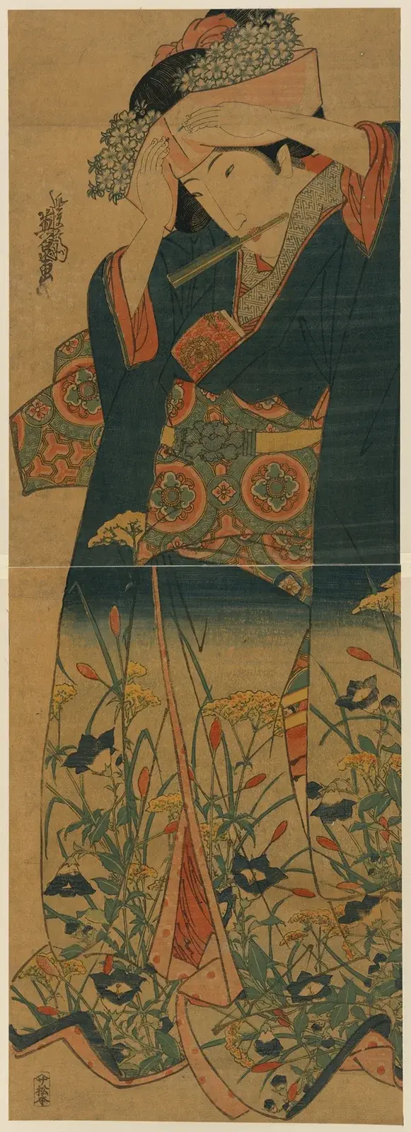 Agebōshi o naosu musume av Keisai Eisen