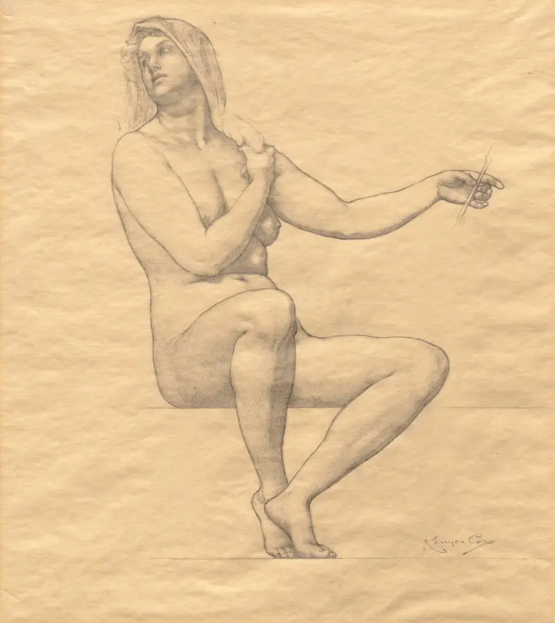 Sketch von Kenyon Cox