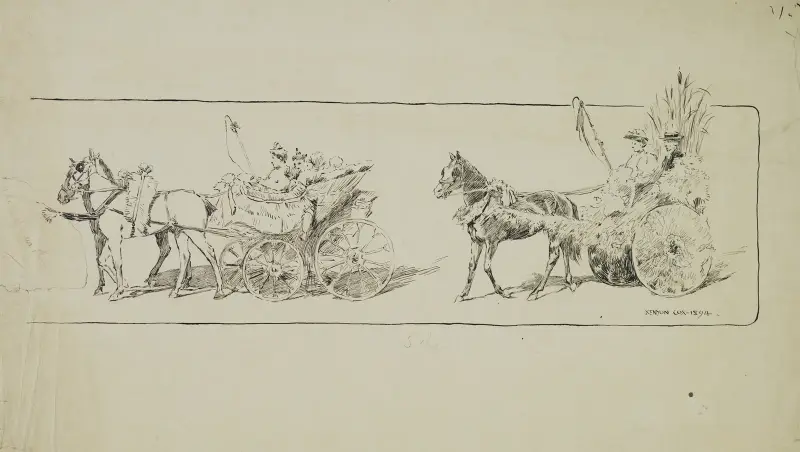 Tub parade, Lenox av Kenyon Cox