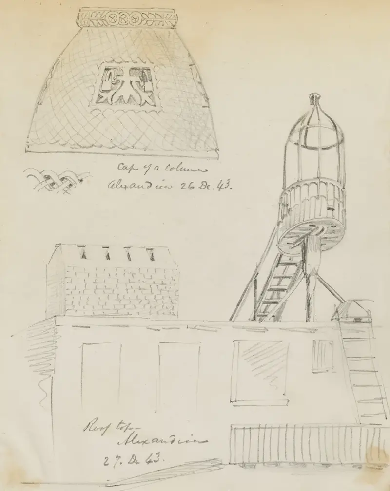 Alexandria (Rooftop;Cap of a Column) av Miner Kilbourne Kellogg