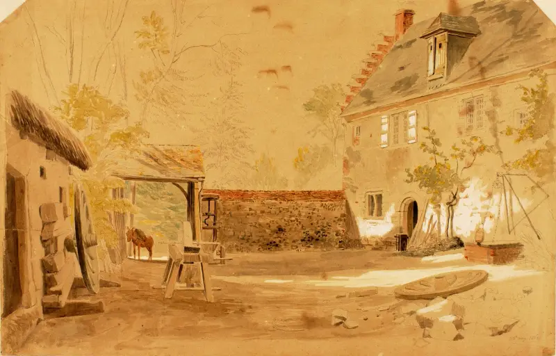 Ancient Abbey of St. Valery, France av Miner Kilbourne Kellogg