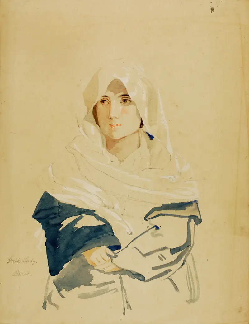 Greek Lady, Brusa av Miner Kilbourne Kellogg