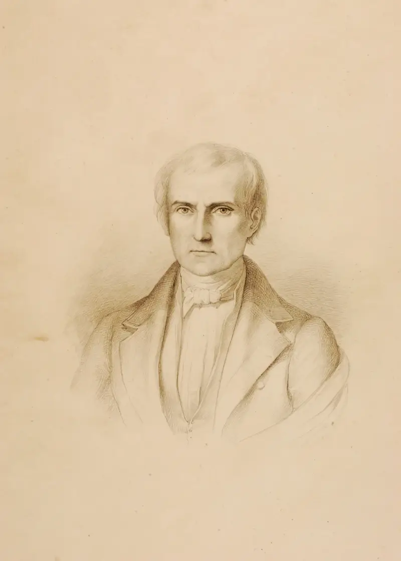 Head of a Gentleman av Miner Kilbourne Kellogg