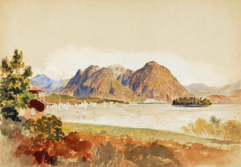 Lago Maggiore, Italy av Miner Kilbourne Kellogg