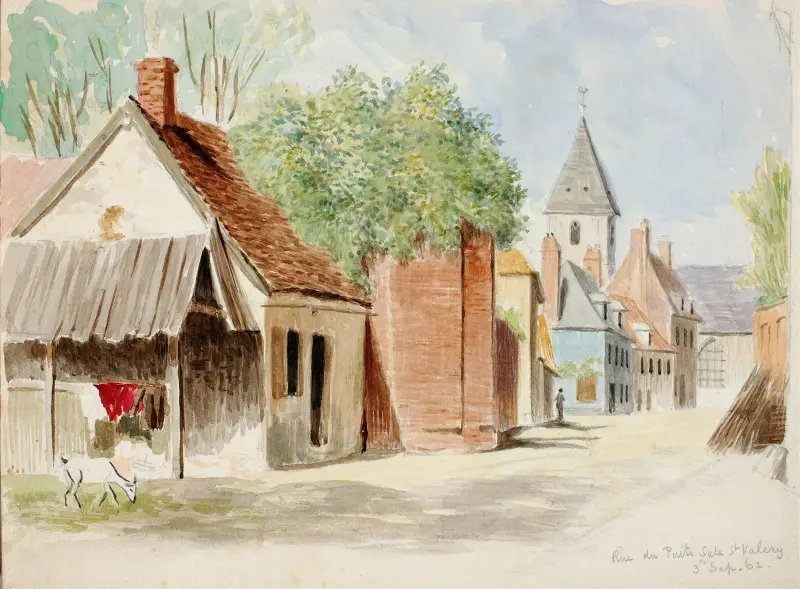 Rue du Puits Sale, St. Valery av Miner Kilbourne Kellogg