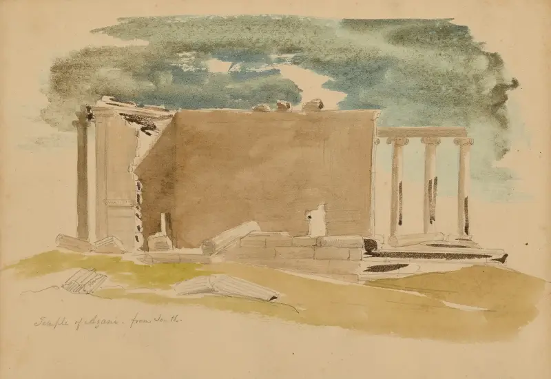 Temple Of Azani, From South av Miner Kilbourne Kellogg