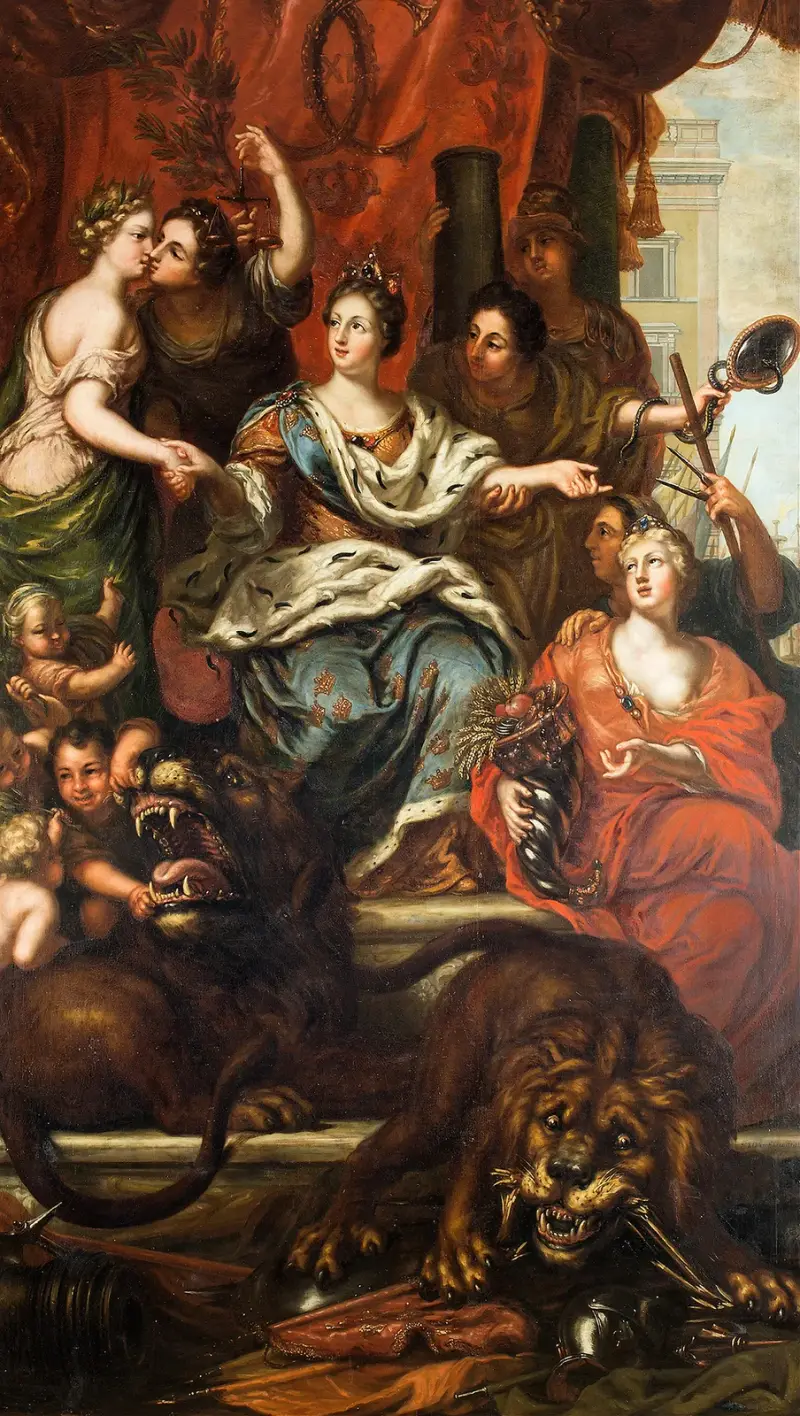 Allegorie auf die friedliche Regierung König Karls XI. von David Klöcker Ehrenstrahl