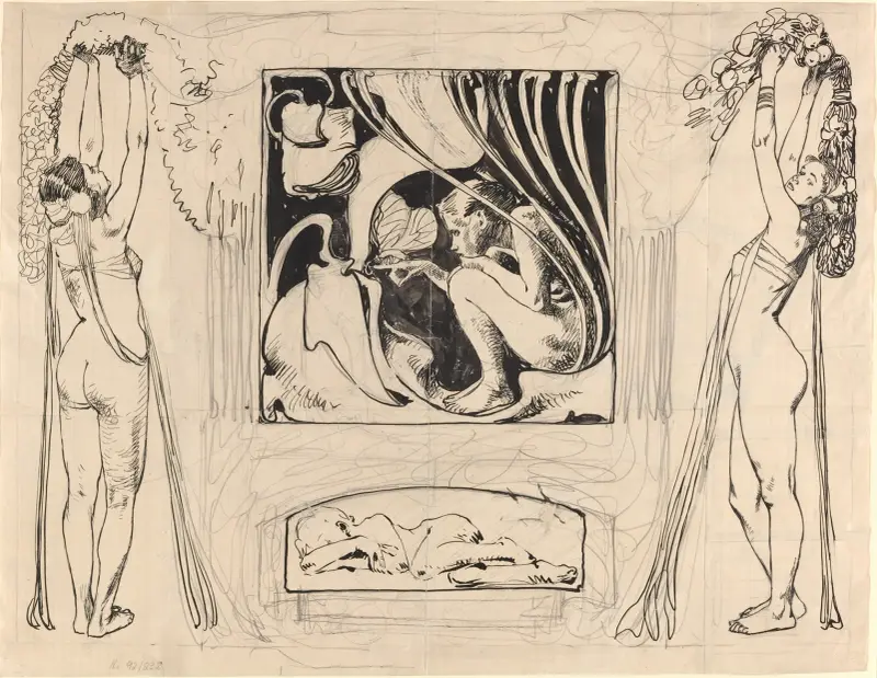 Allegory of Summer (in or after 1896) av Koloman Moser