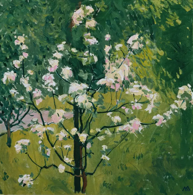 Blühendes Bäumchen von Koloman Moser