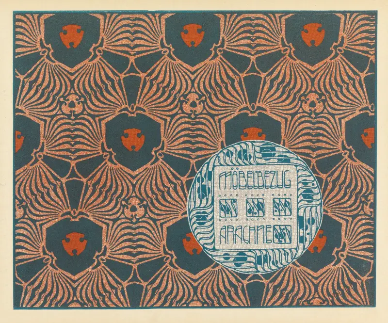 Arachne (tkanina meblowa), Koloman Moser
