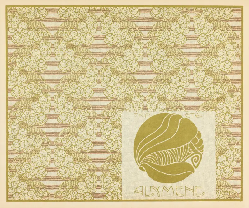 Tapete Alymene von Koloman Moser