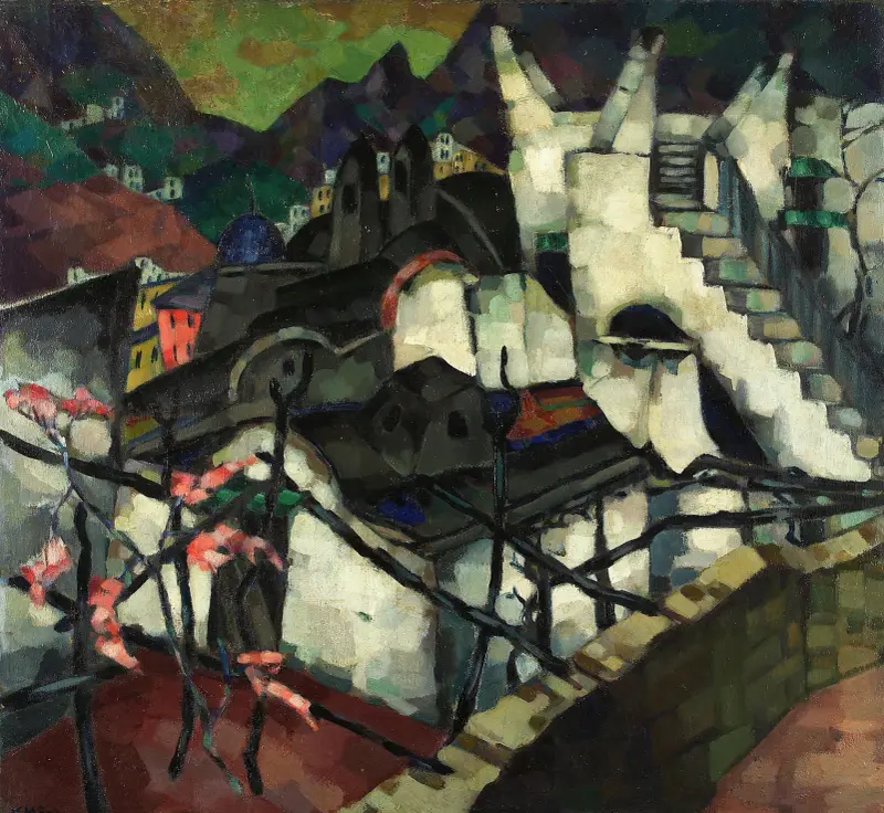 Motiv z Capri, Konrad Mägi