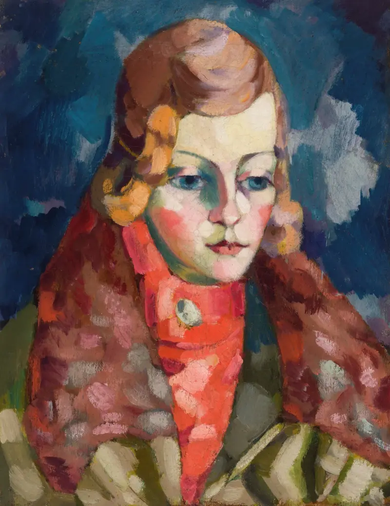 Naise portree, 1923 – nr 2 av Konrad Mägi
