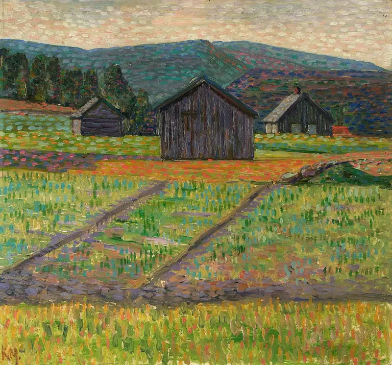 Nordische Landschaft, 1908 – Nr. 1 von Konrad Mägi