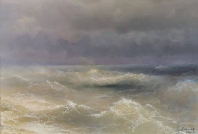 Schwere See von Ivan Konstantinovich Aivazovsky