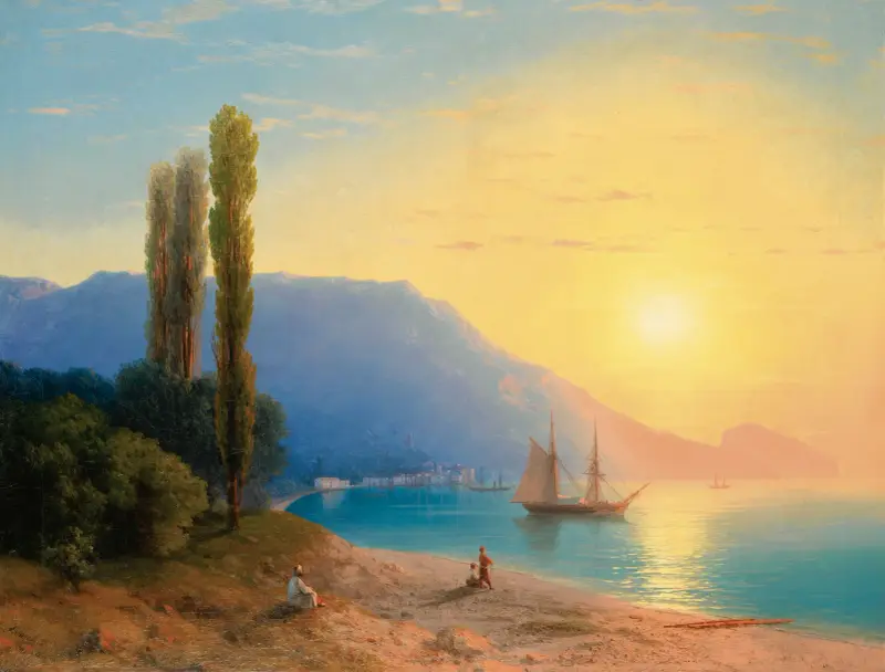 Sunset Over Yalta av Ivan Konstantinovich Aivazovsky