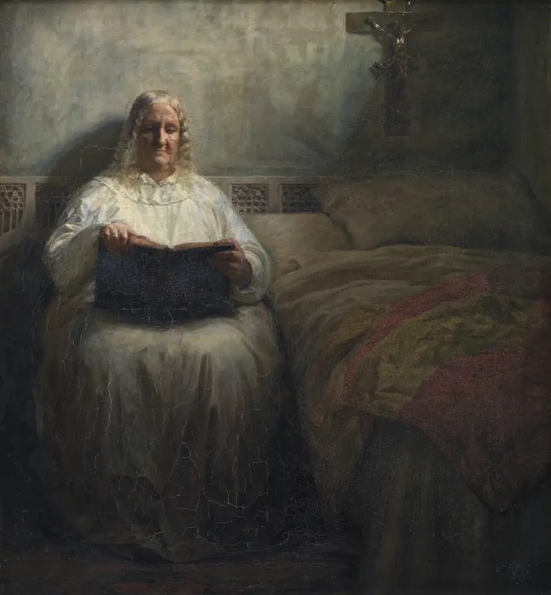 Leonora Christina im Kloster Maribo von Kristian Zahrtmann