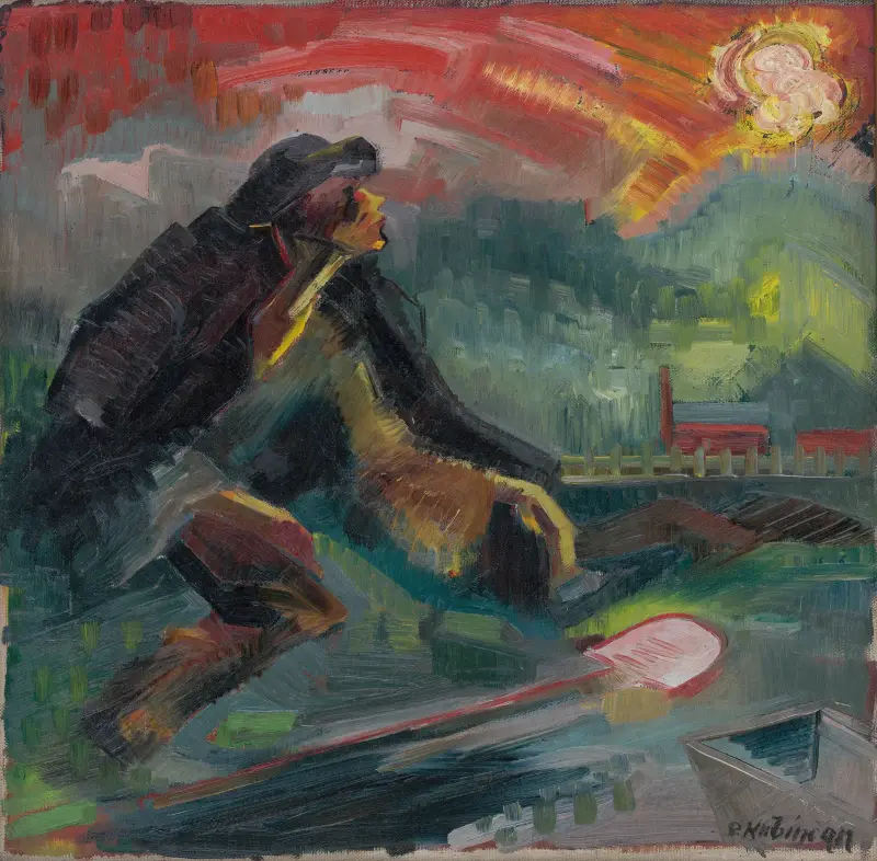 Morgendämmerung von Arnold Peter Weisz-Kubínčan