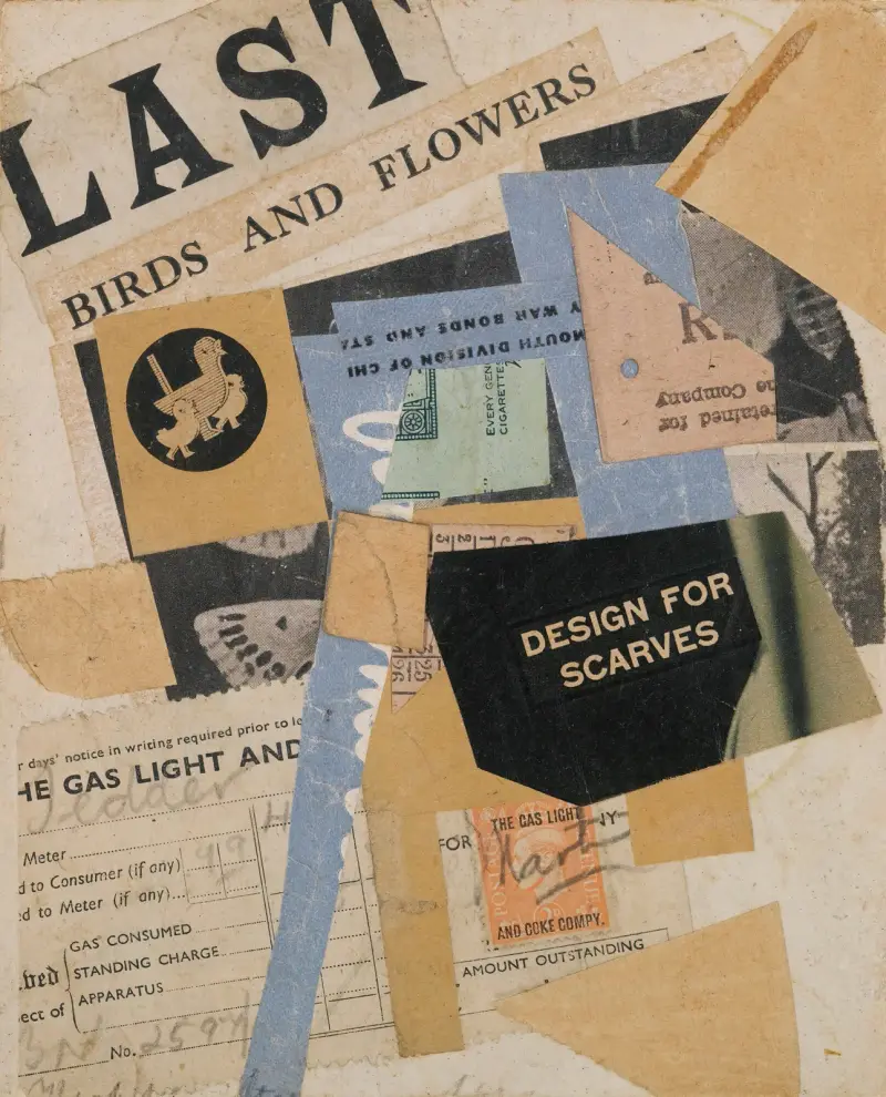 C 50 Last Birds And Flowers von Kurt Schwitters