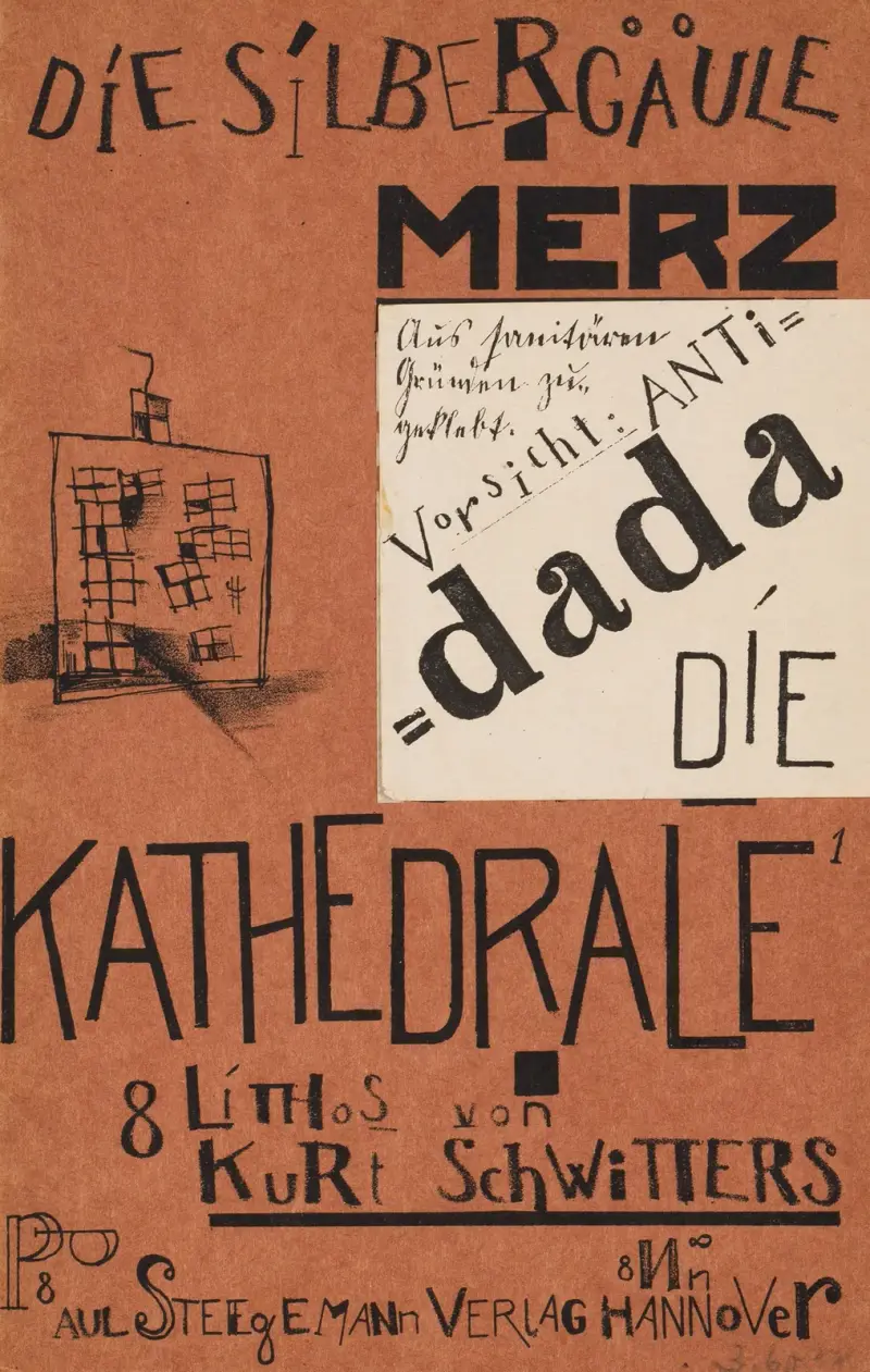 Die Kathedrale Pl.1 av Kurt Schwitters