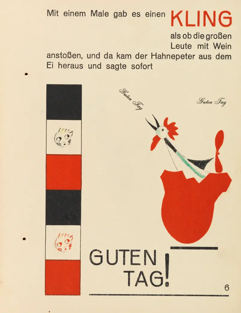 Hahne Peter, 1924 – Nr. 2, Kurt Schwitters