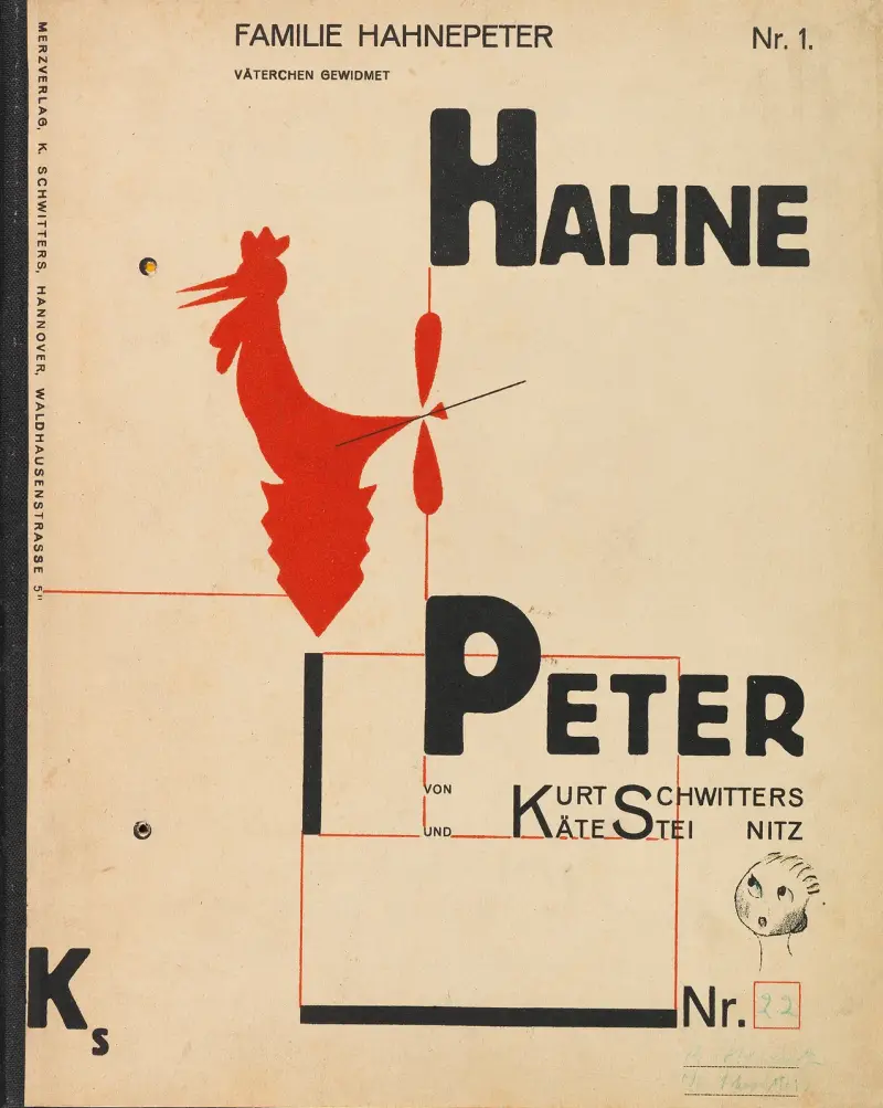 Hahne Peter, 1924 – Nr. 1, Kurt Schwitters