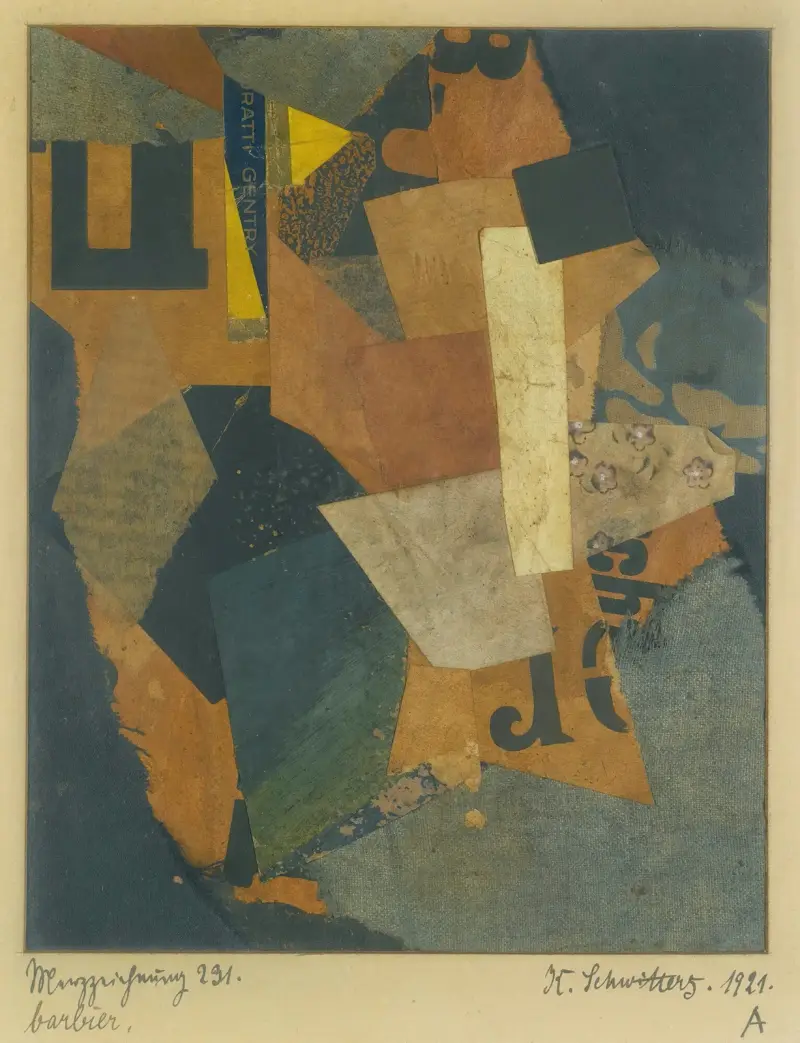 Merzzeichnung 231. Barbier. av Kurt Schwitters