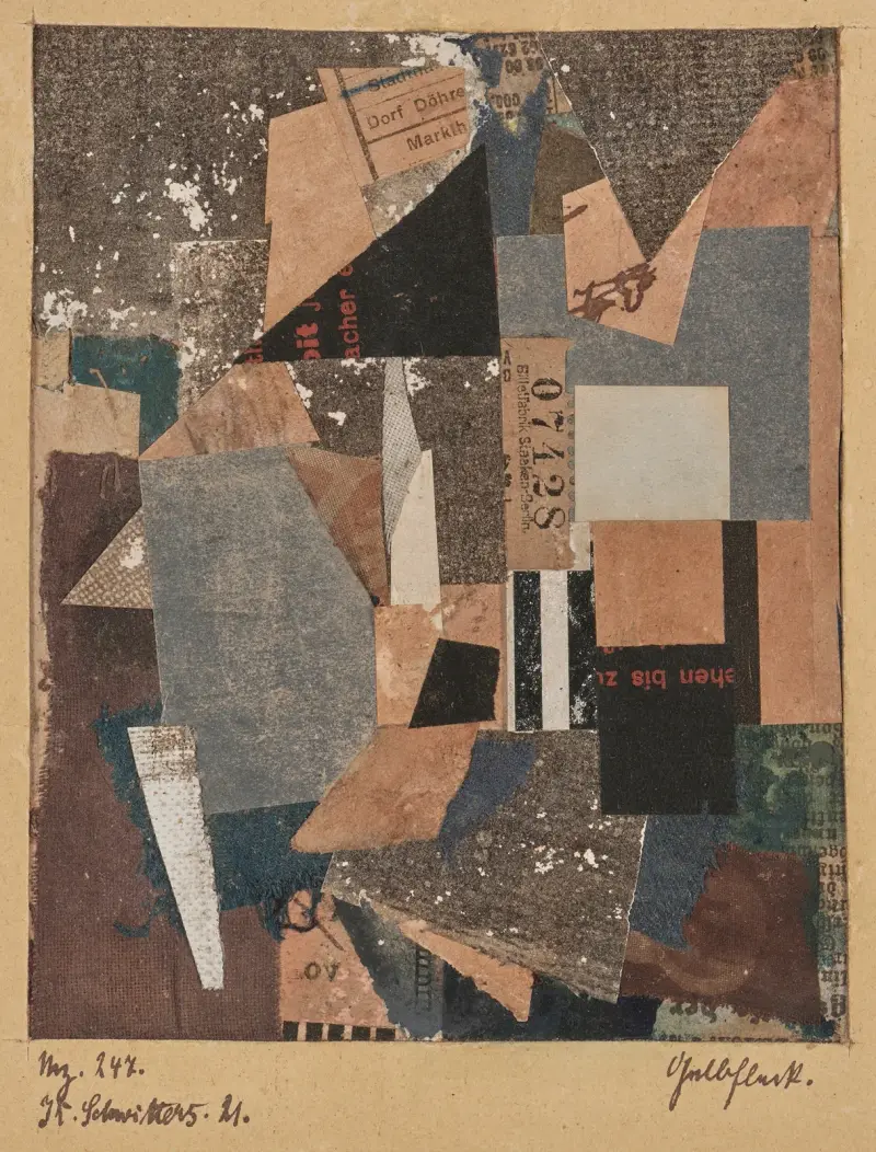 Mz. 247. Gelbfleck av Kurt Schwitters