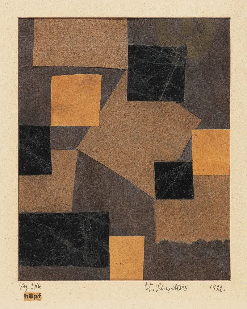 Mz 386 Hopf (Merzzeichnung) av Kurt Schwitters