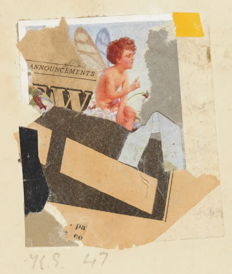 Ohne Titel (Ankündigungen) av Kurt Schwitters