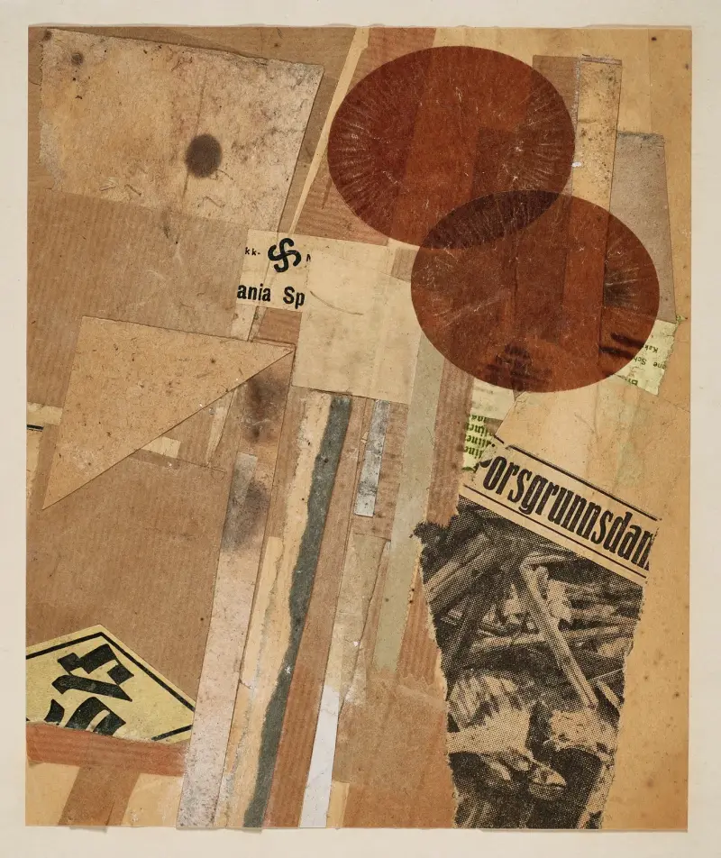 Ohne Titel (orsgrunnsdan) av Kurt Schwitters