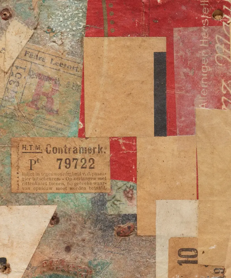 Ohne Titel (Contramerk.) av Kurt Schwitters