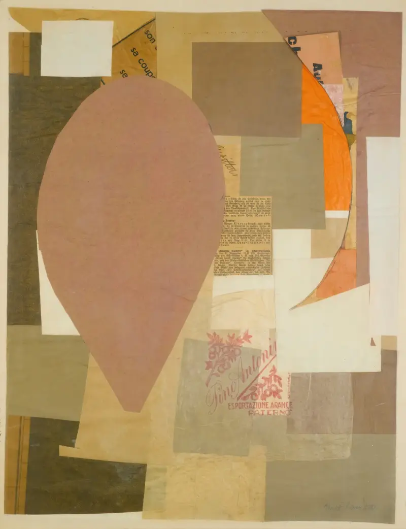 Utan titel (Pino Antoni) av Kurt Schwitters