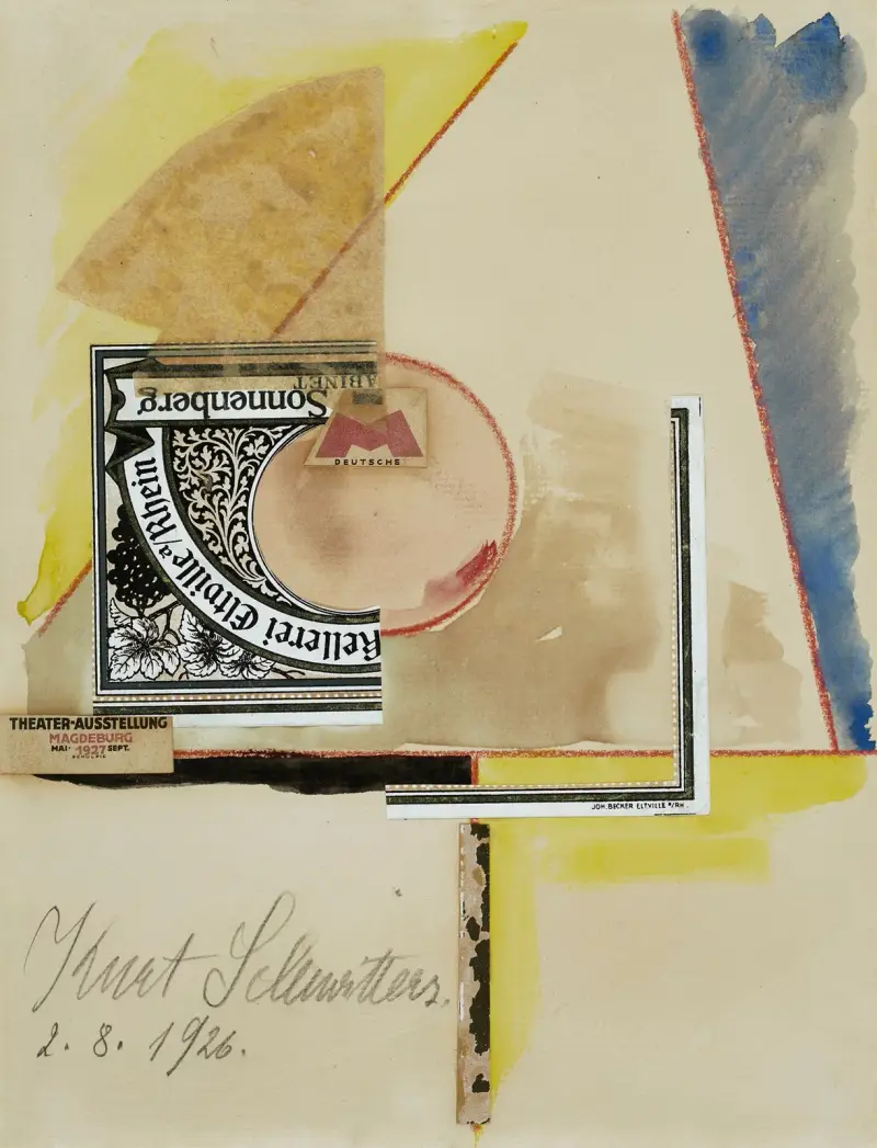 Utan titel (Sonnenberg) av Kurt Schwitters