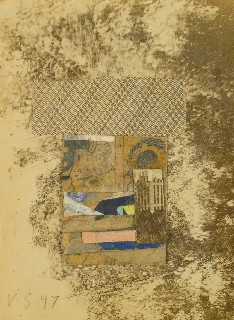 Utan titel (Merz-teckning i Merz-teckning) av Kurt Schwitters