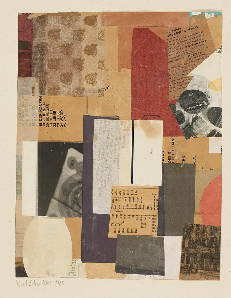 Ohne Titel (Oesie) av Kurt Schwitters