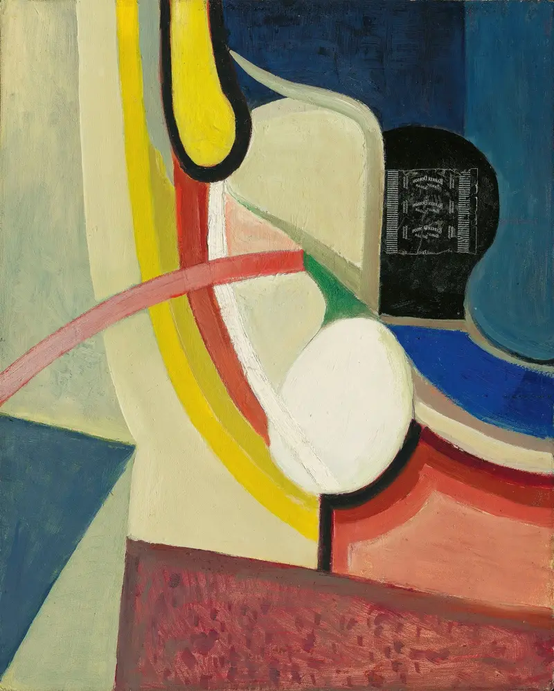 Utan titel (Gott humör) av Kurt Schwitters