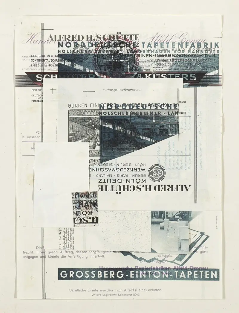 Ohne Titel av Kurt Schwitters