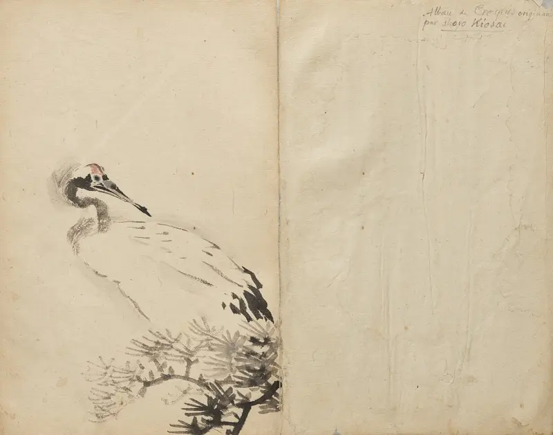 Jeřáb, Kawanabe Kyōsai