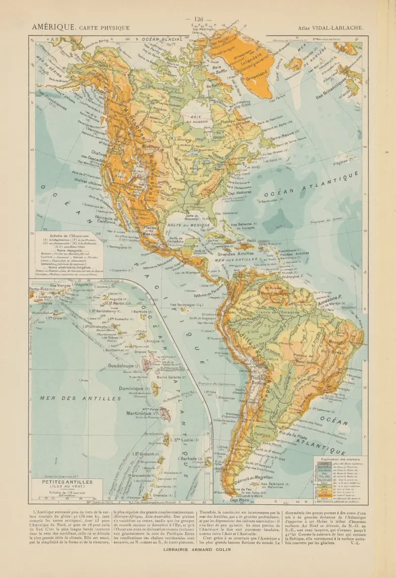 Amerika, Paul Vidal de La Blache